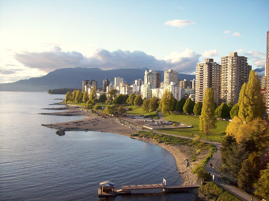 View on English Bay in Vancouver