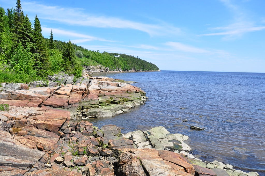Landscape picture of Baie Comeau_Quebec