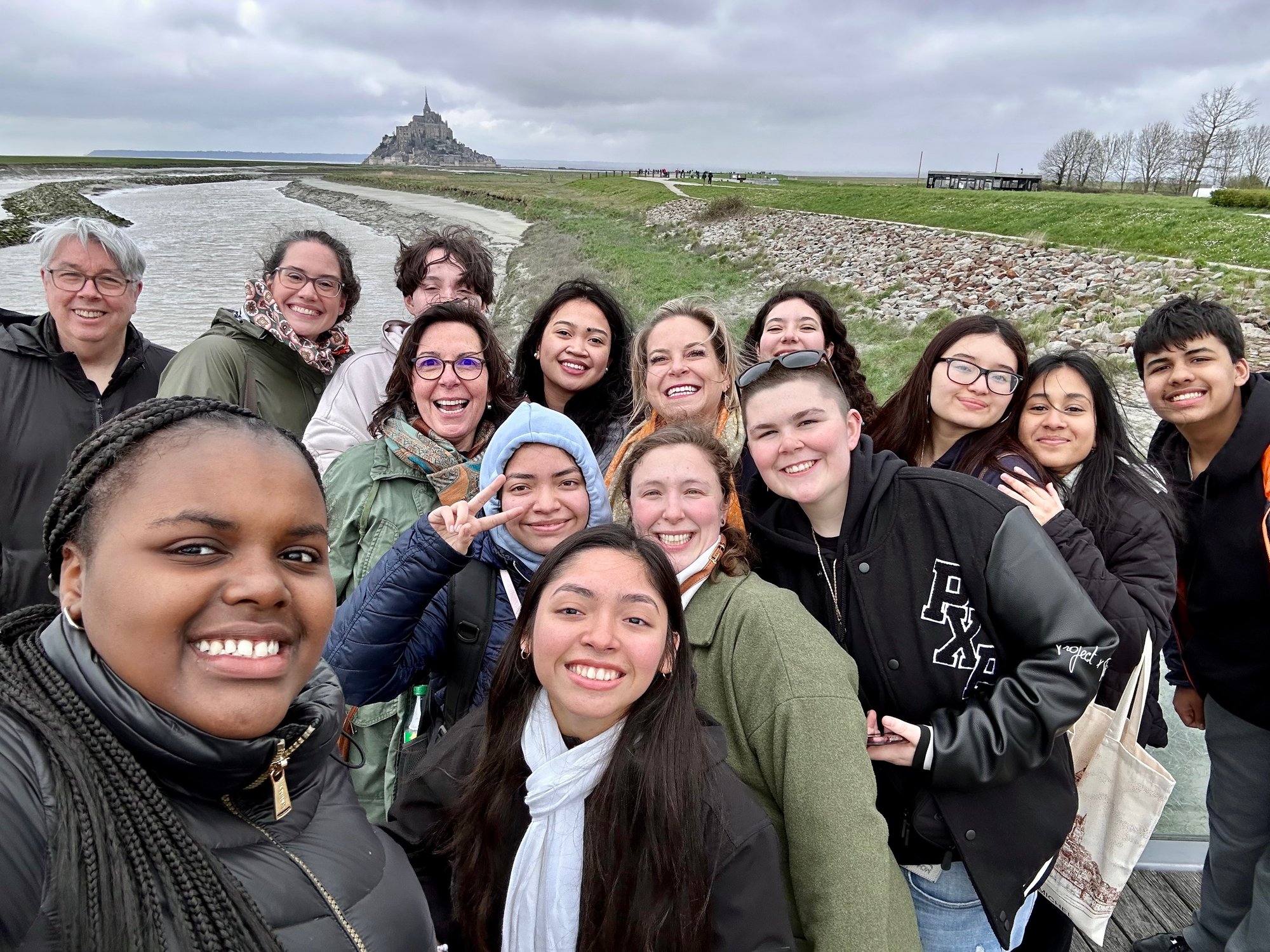 APRIL-Stamford HS-Beauty list check in Mont St-Michel 4-Kristina Lawson