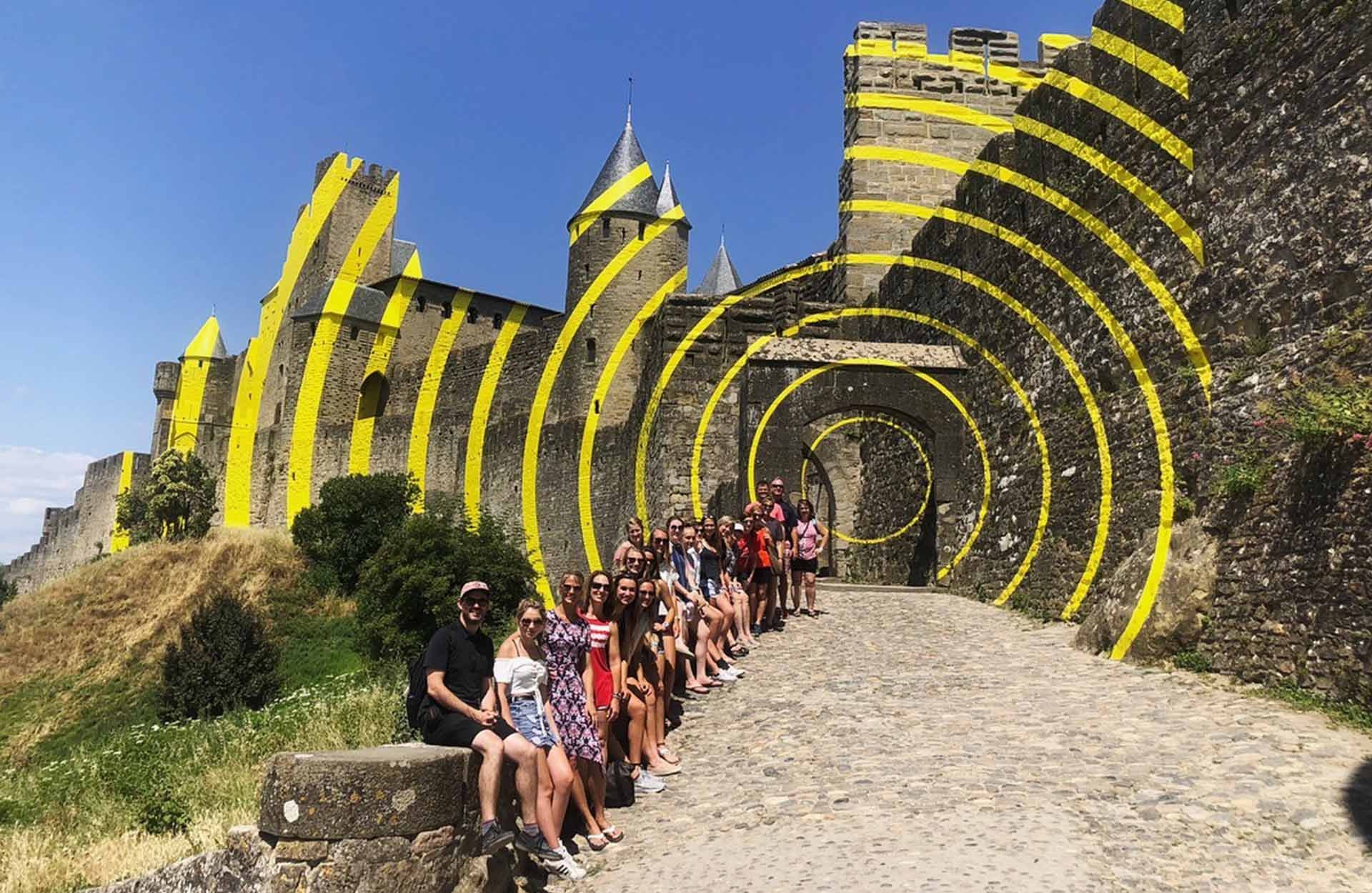 JSED_Europe_France_Carcasonne_Ramparts_Youth_Artwork