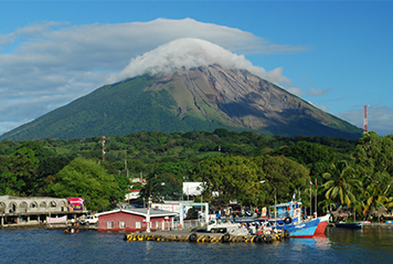 Nicaragua's Conception volcano on Ometepe Island