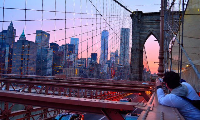 Jumpstreet Tours Photo from New York's Brooklyn Bridge 