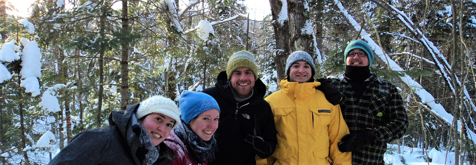 Fun in the snow in Quebec